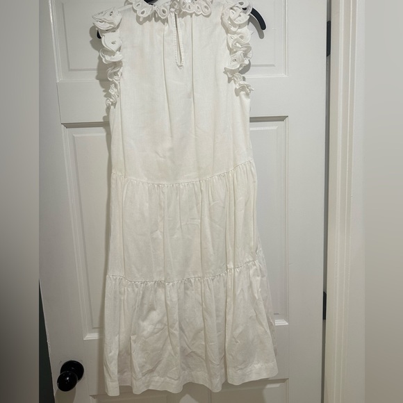 Sea White Ruffled Dress - Picture 4 of 4